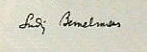 Ludwig Bemelmans signature