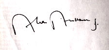 Allan Ahlberg signature