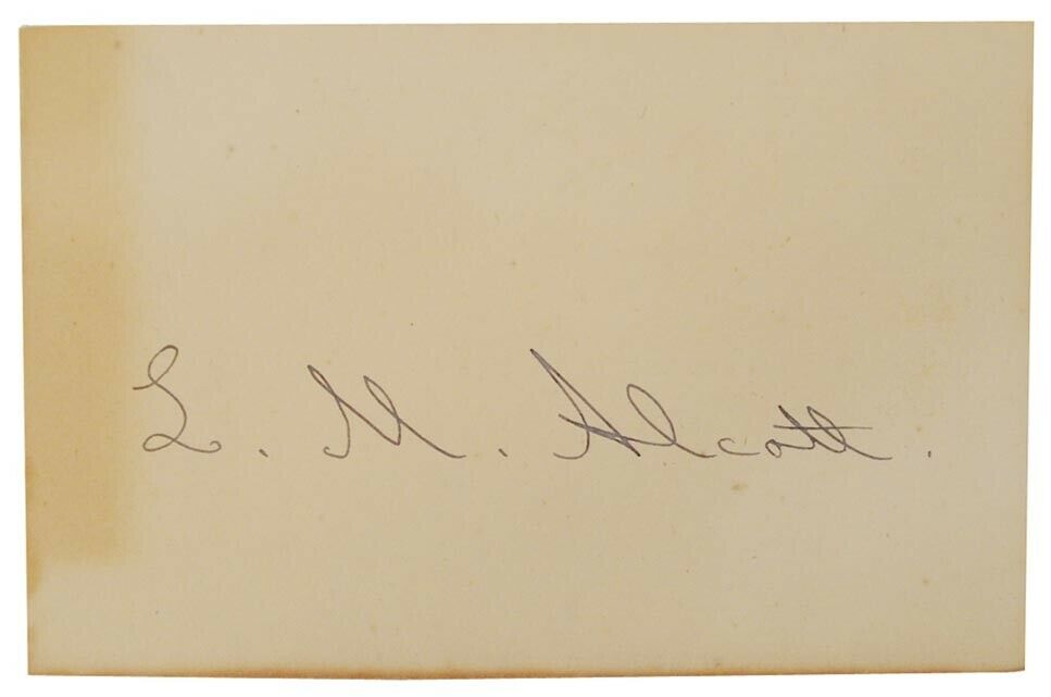 Louisa May Alcott signature