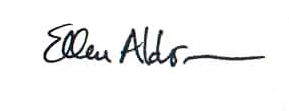 Ellen Alderman signature