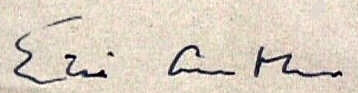 Eric Ambler signature