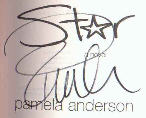 Pamela Anderson signature
