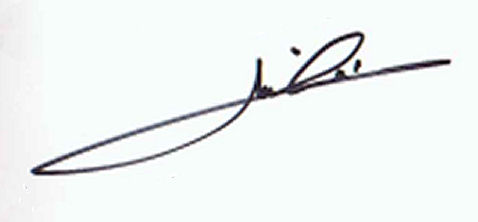 Mario Andretti signature