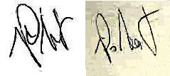 Piers Anthony signature