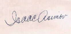 Isaac Asimov signature