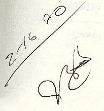 Jimmy Santiago Baca signature