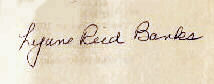 Lynne Reid Banks signature