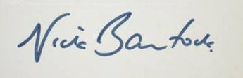 Nick Bantock signature
