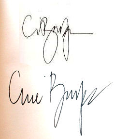 Clive Barker signature