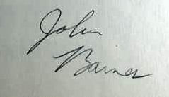 John Barnes signature