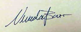Nevada Barr signature