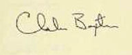 Charles Baxter signature