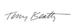 Terry Beatty signature