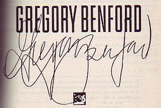 Gregory Benford signature