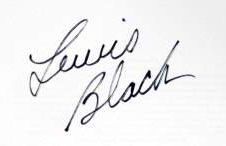 Lewis Black signature