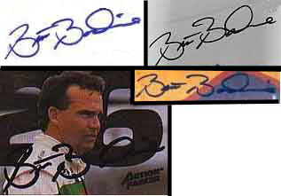 Brett Bodine signature