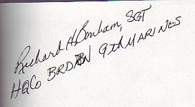 Richard H. Bonham signature