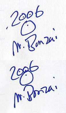 Mr. Bonzai signature
