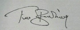 Tim Bowling signature
