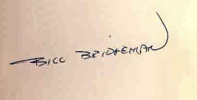 William Bridgeman signature