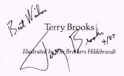 Terry Brooks signature