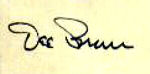 Dee Brown signature