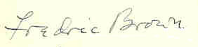 Fredric Brown signature
