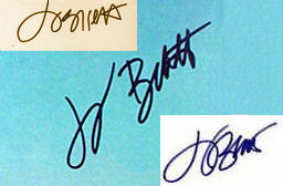 Jimmy Buffett signature