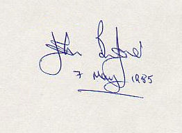 John Burford signature