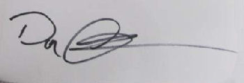 Dan Calabrese signature