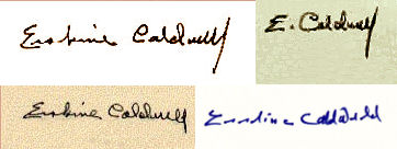 Erskine Caldwell signature