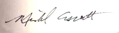 Michael Cassutt signature