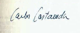 Carlos Castaneda signature