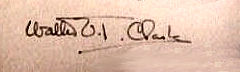 Walter V.T. Clark signature