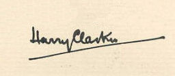 Harry Clarke signature
