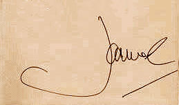 James Clavell signature