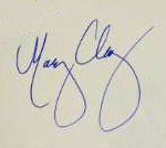 Mary Clay signature