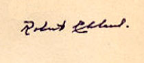 Robert Glass Cleland signature