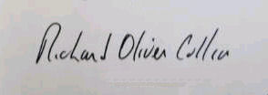 Richard Oliver Collin signature
