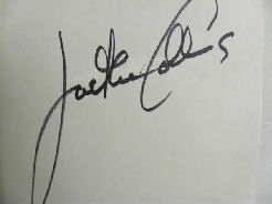 Jackie Collins signature