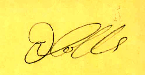 Joan Collins signature