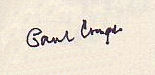 Paul Conger signature