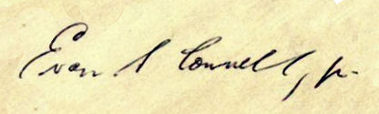 Evan S. Connell signature
