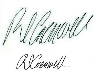 Patricia Cornwell signature