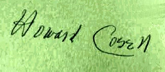 Howard Cosell signature