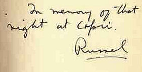 Russell Crouse signature
