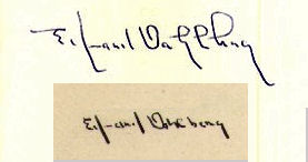 Edward  Dahlberg signature