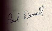 Paul  Darrell signature