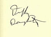 Duffy  Daugherty signature