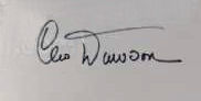 Cleo Dawson signature